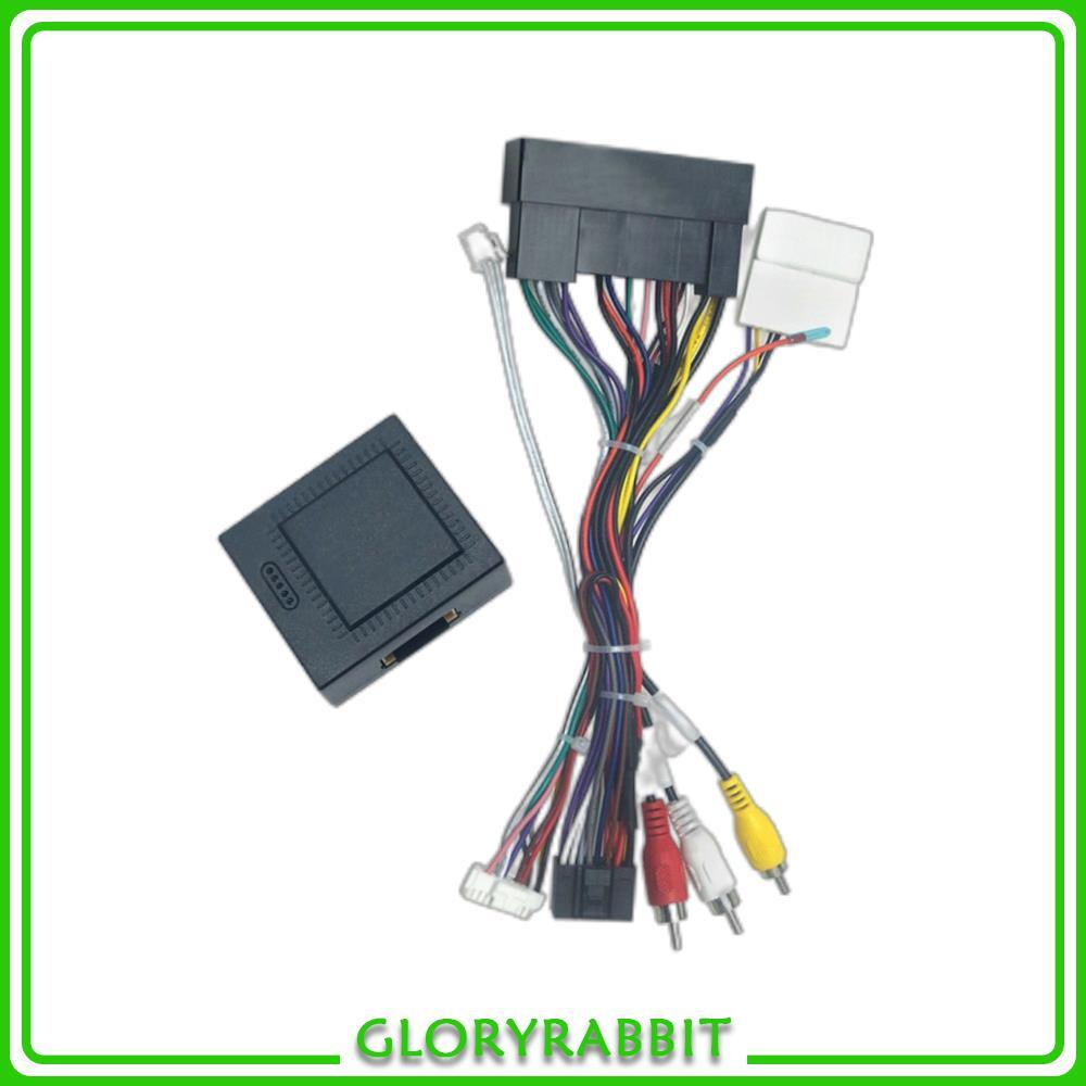 Car Stereo Radio Android Wiring Harness w/Canbus 16Pins Fits for Hyundai for Elantra for KIA
