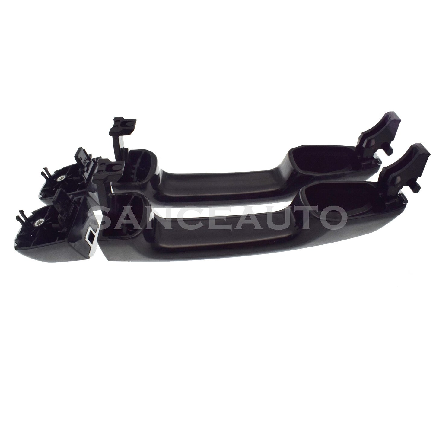 2-pack for LEXUS GX460 2010-2017 rear left chrome black exterior door handle - n