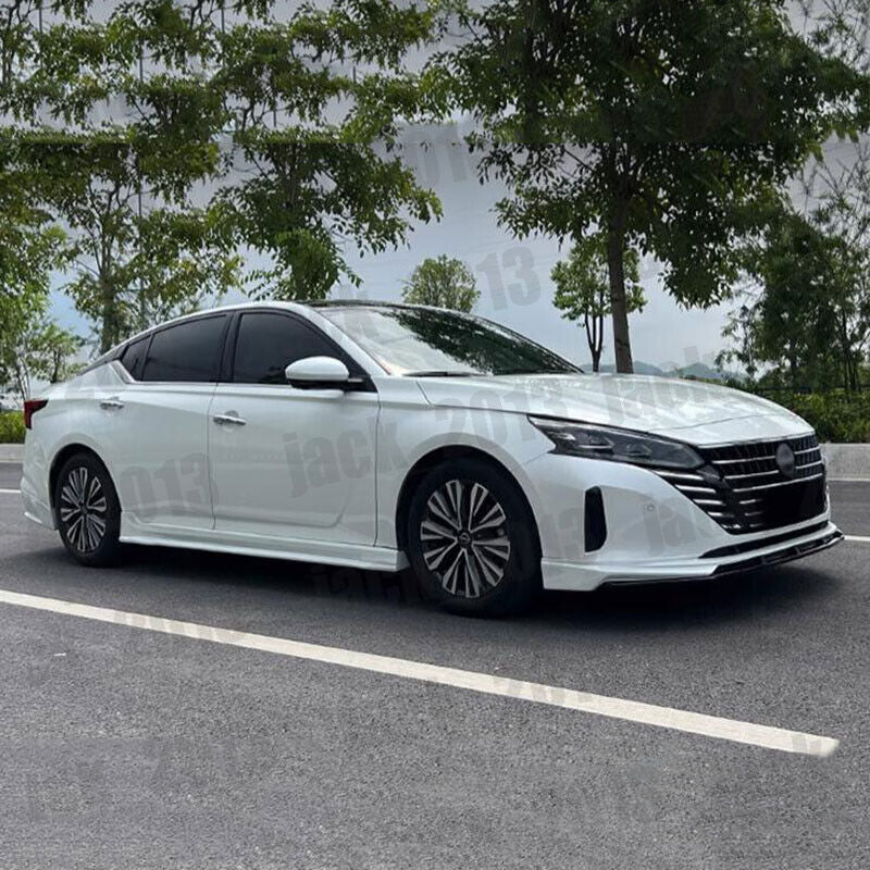 for Nissan Teana Altima 2019-2024 Unpainted Side Skirts Extensions Lip Body Kit