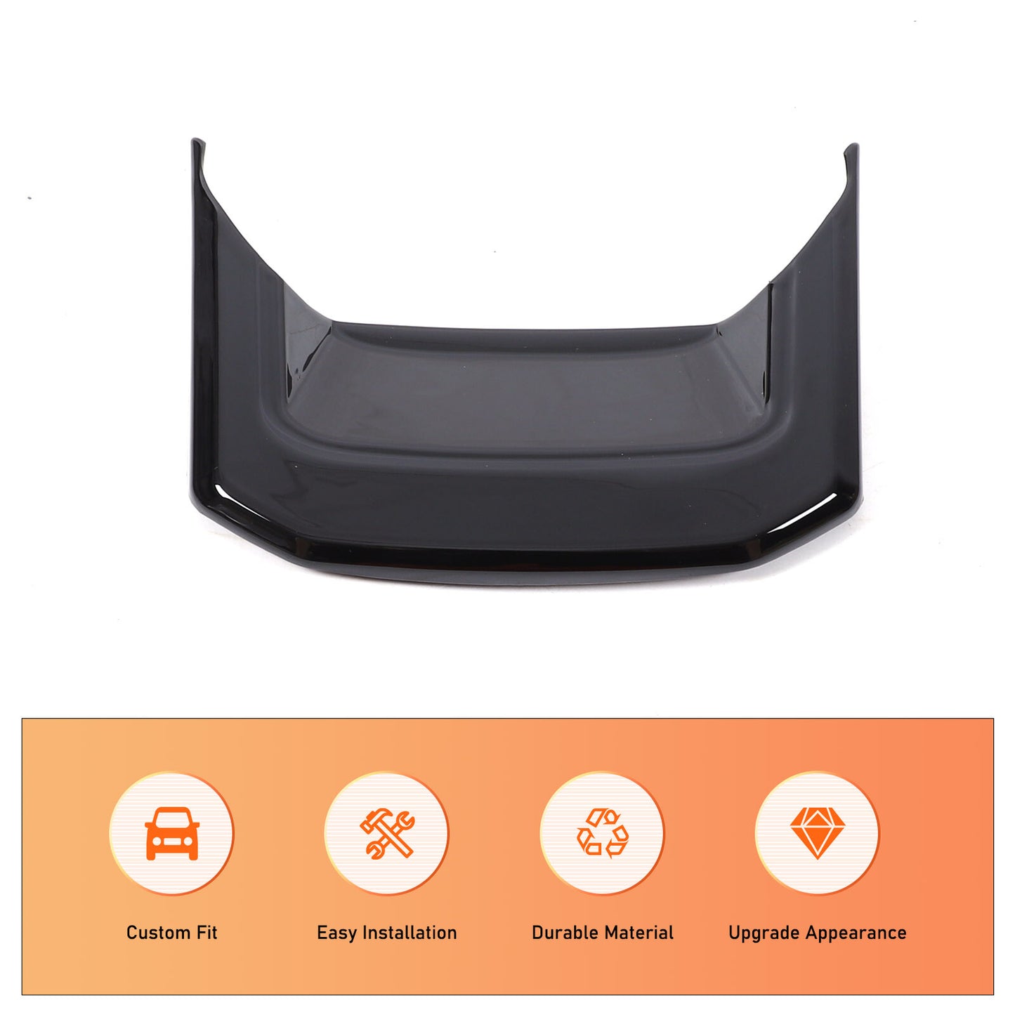 Black steering wheel lower panel cover for Prado for Land Cruiser LC250 24+- n