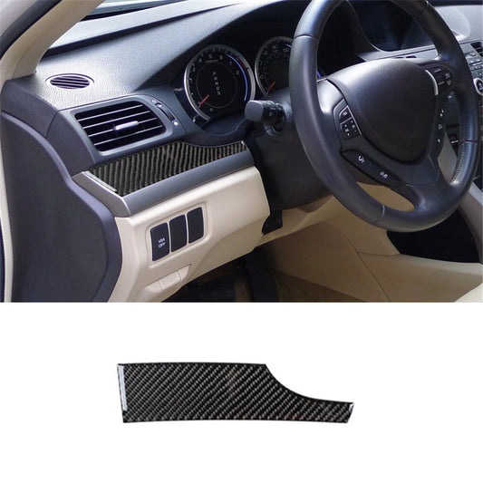 5X Carbon Fiber Center Console Panel Cover Trim For Matrix 2009-2014 v