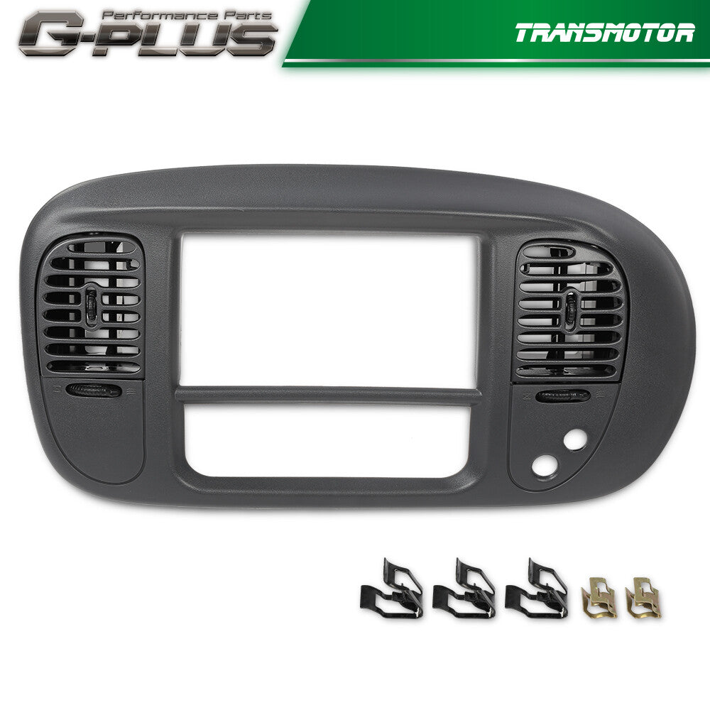 Center Dash Radio Air Conditioning Vents Gray Fits 1997 - 2003 for F150 Expedition - v