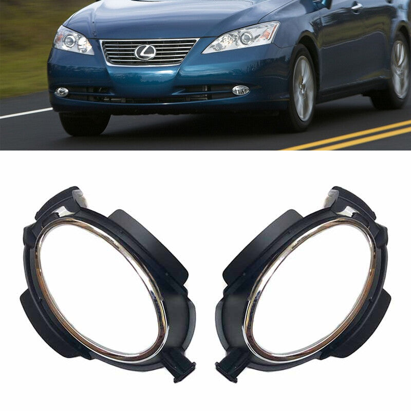 Pair Front Bumper Fog Light Cover Trims Lower Grille for Lexus ES350 2006 -2008 v