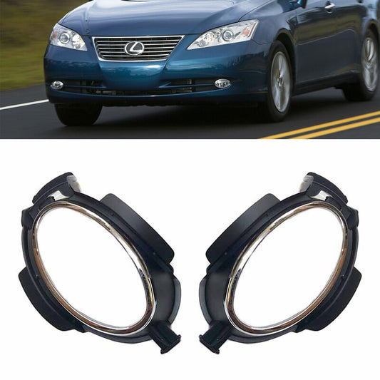Pair Front Bumper Fog Light Cover Trims Lower Grille for Lexus ES350 2006 -2008 v