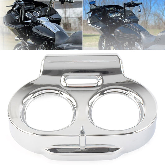 Gauge Cover Nacelle Housing Fairing for Harley Road Glide FLTRX FLTRU Chrome po Q