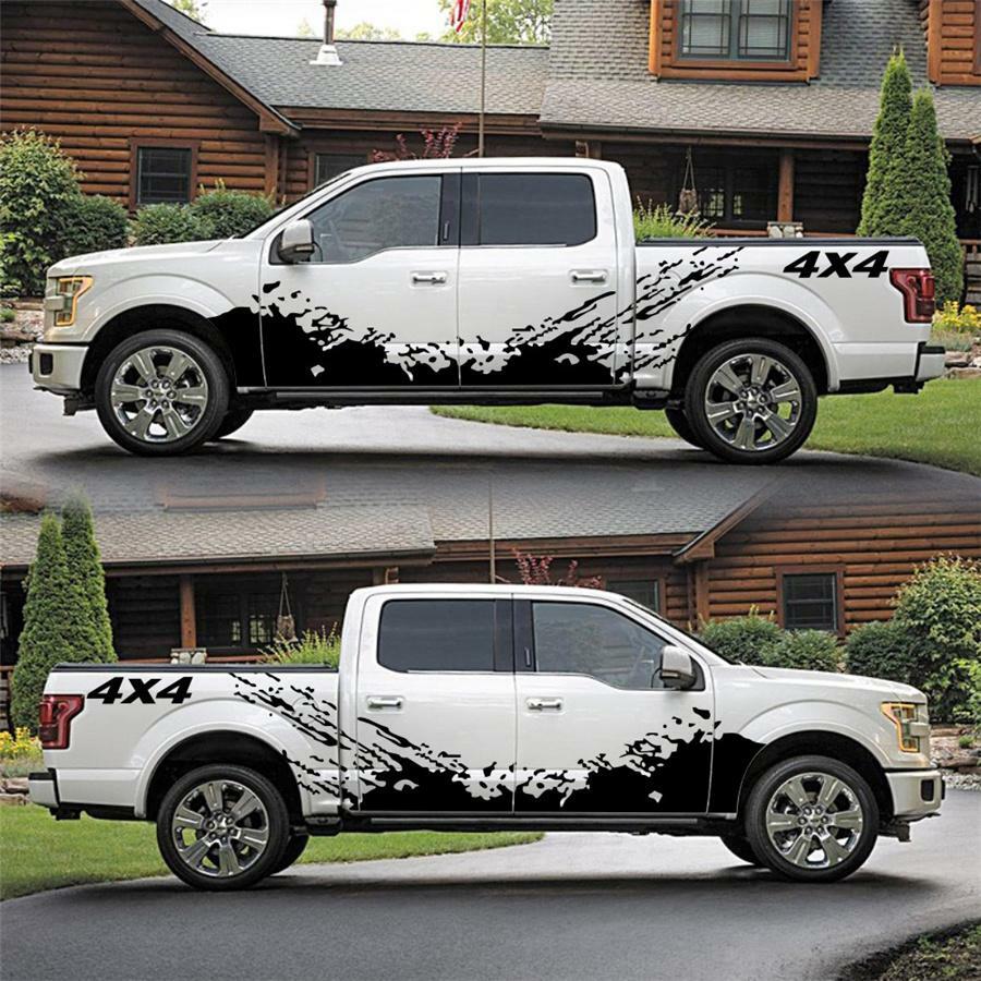 Body Racing Mud Splash Auto Graphic Decal Vinyl Car Truck Accessories Decoration