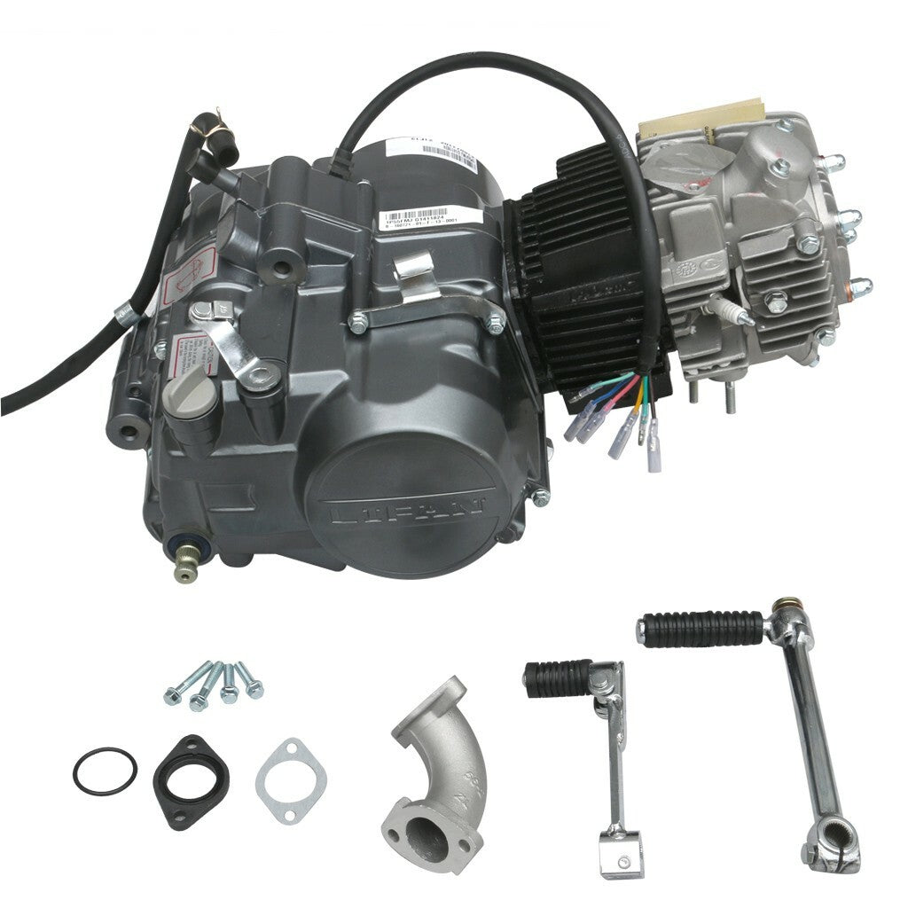 for Lifan 140CC engine motor + exhaust kit for CRF50 SSR 110cc 125cc Dirt bicycle CT70
