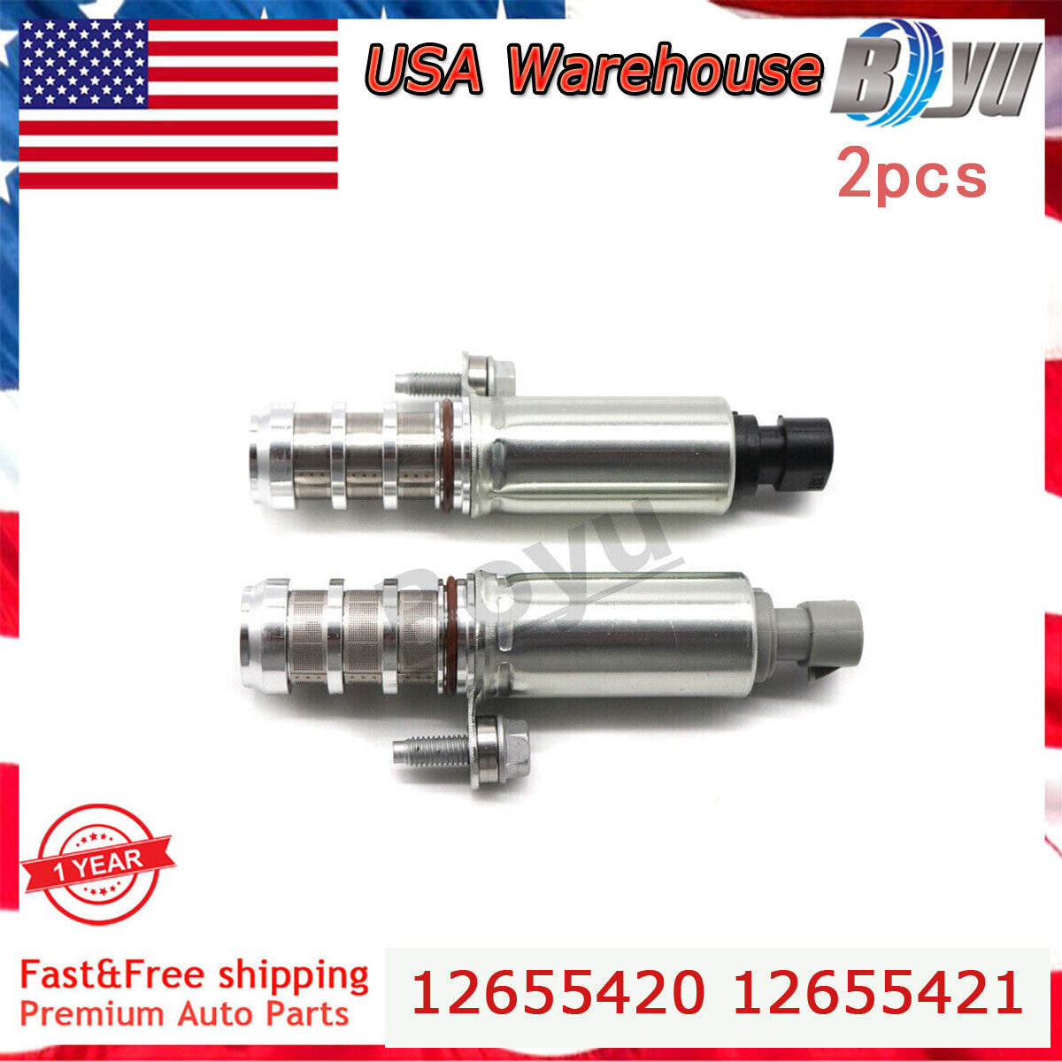 12655420 12655421 For New for Chevy GM for Buick Camshaft Position Solenoid Valve
