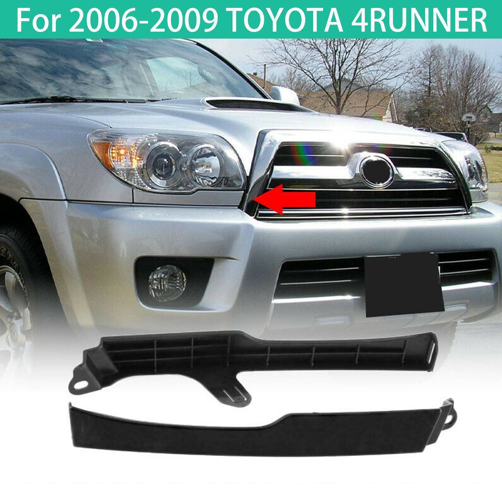 1. Double front bumper grille and headlight trim suitable for Toyota 2006-2009 4RUNNER