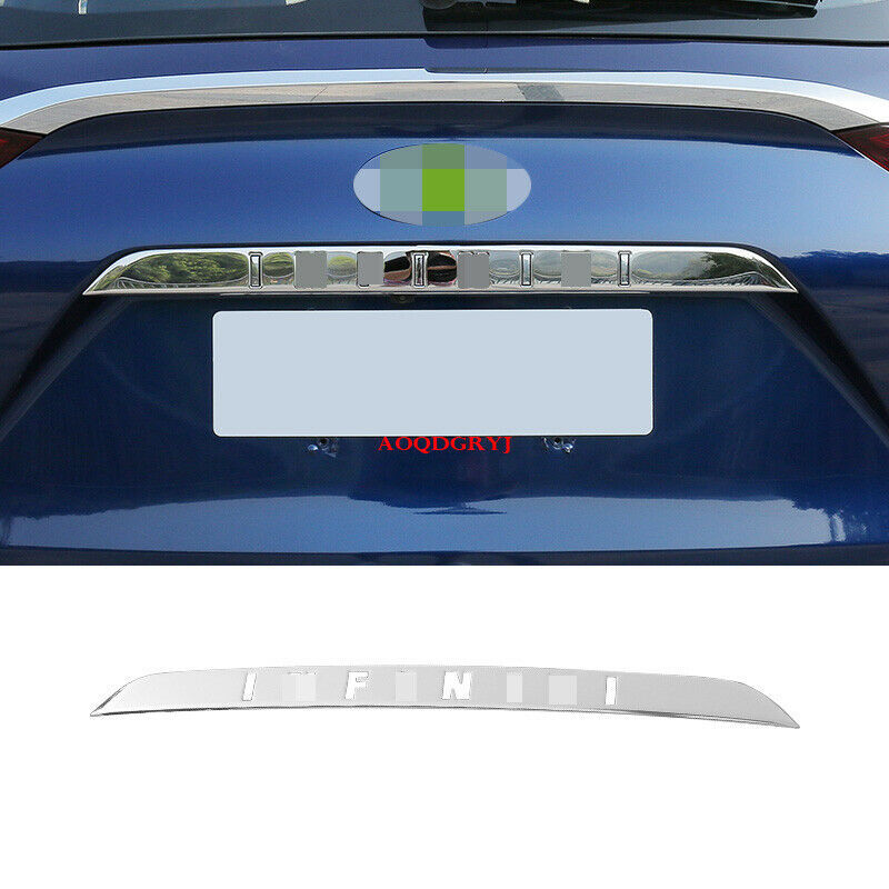 for Infiniti QX50 2019-24 Chrome Tailgate Trunk Hatch Lower Moulding Cover Trim