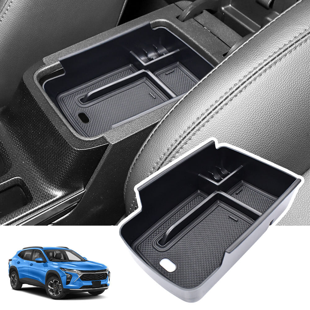 Car Center Armrest Storage Box Organizer Tray For 2024-2025 for Chevy Trax LS/1RS Q