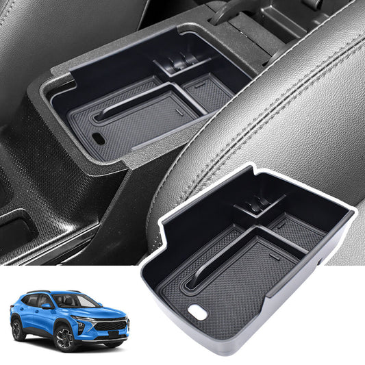 Car Center Armrest Storage Box Organizer Tray For 2024-2025 for Chevy Trax LS/1RS Q