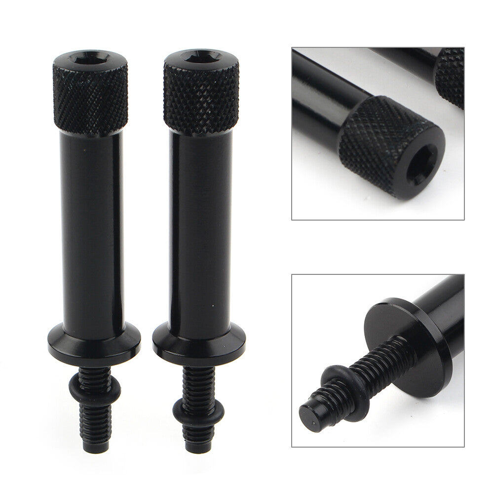 2x Black for Seat Bolts Long Tool Fit Scrambler 865 2006-15 Thruxton 865 04-15