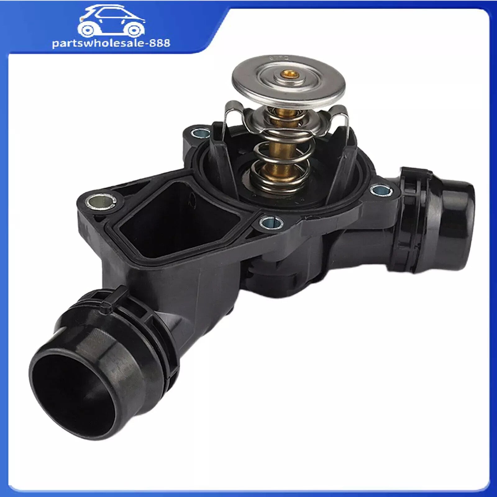 1 Thermostat housing suitable for BMW X5, X3, Z3, Z4, 325i, 330i, 525i, 530i, 2.5L, 3.0L, E46, E39