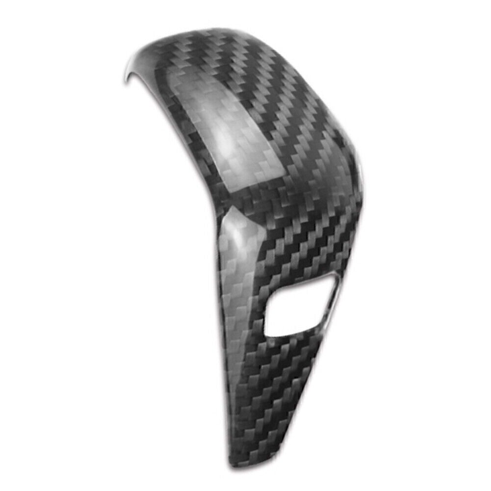 Black Carbon Fiber Gear Shift Knob Cover Sticker Fit for BMW 3 Series G20 2019-2021