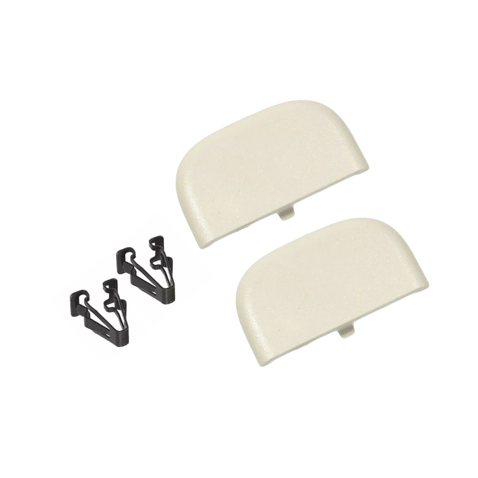 2x Beige Sun Visor Cap Clip DS7Z4273AA for Ford For Fusion 2013 2014-2016