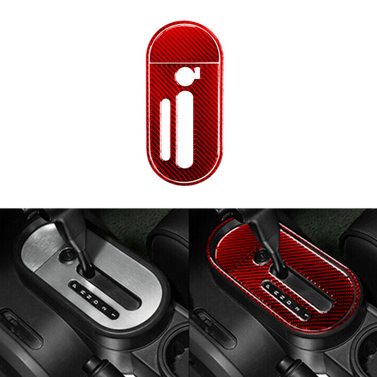 Red Carbon Fiber Heated for Seat Button Frame Trim for Honda Ridgeline 2017-20 TypeA v