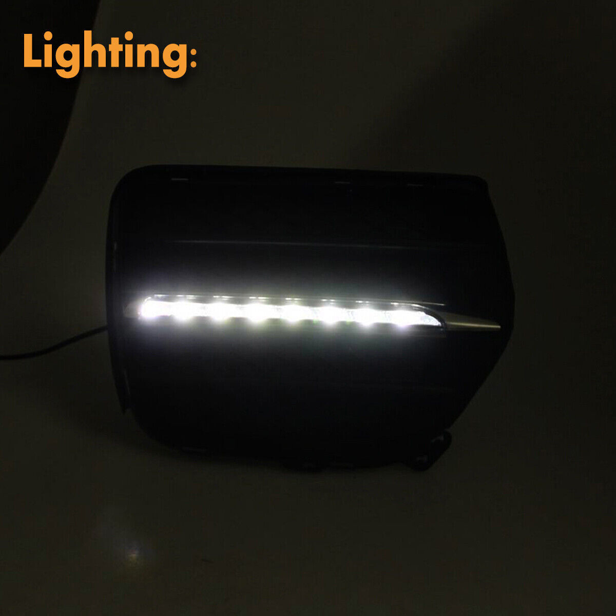 Pair White LED DRL Daytime Running Lights Driving Lamps for BMW X6 E71 2009-2012 Q