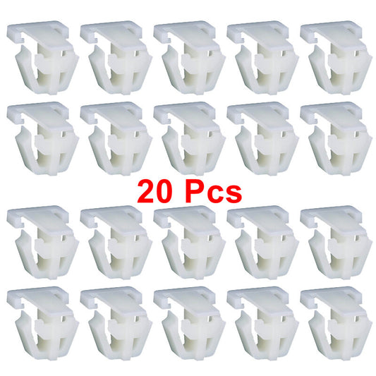 20-piece pack of hooded front fender brackets and external forming clamps 76882-6P010 for Nissan vehicles.