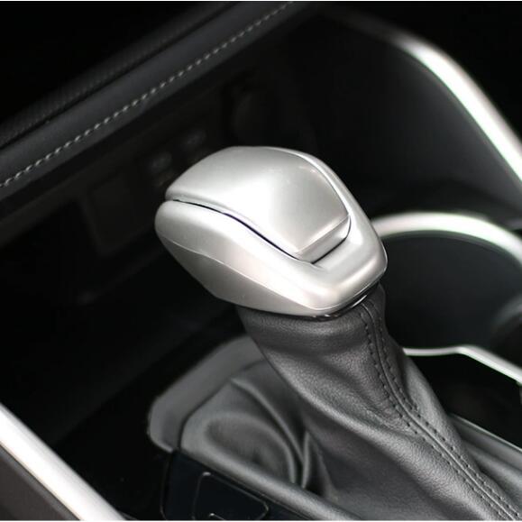 Matte silver Gear Shift Knob Cover Trim 2pcs For Grand Highlander 2024 v
