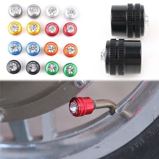 Tyre Dust Air Valve Caps Diamond Fit Kymco AK550 XSR900/ for Yamaha Tmax 530 Motor