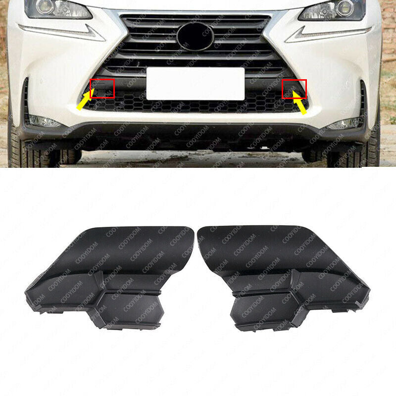 Front bumper eyelet caps (2 pieces) for Lexus NX200t/300h (2015-2017) Q