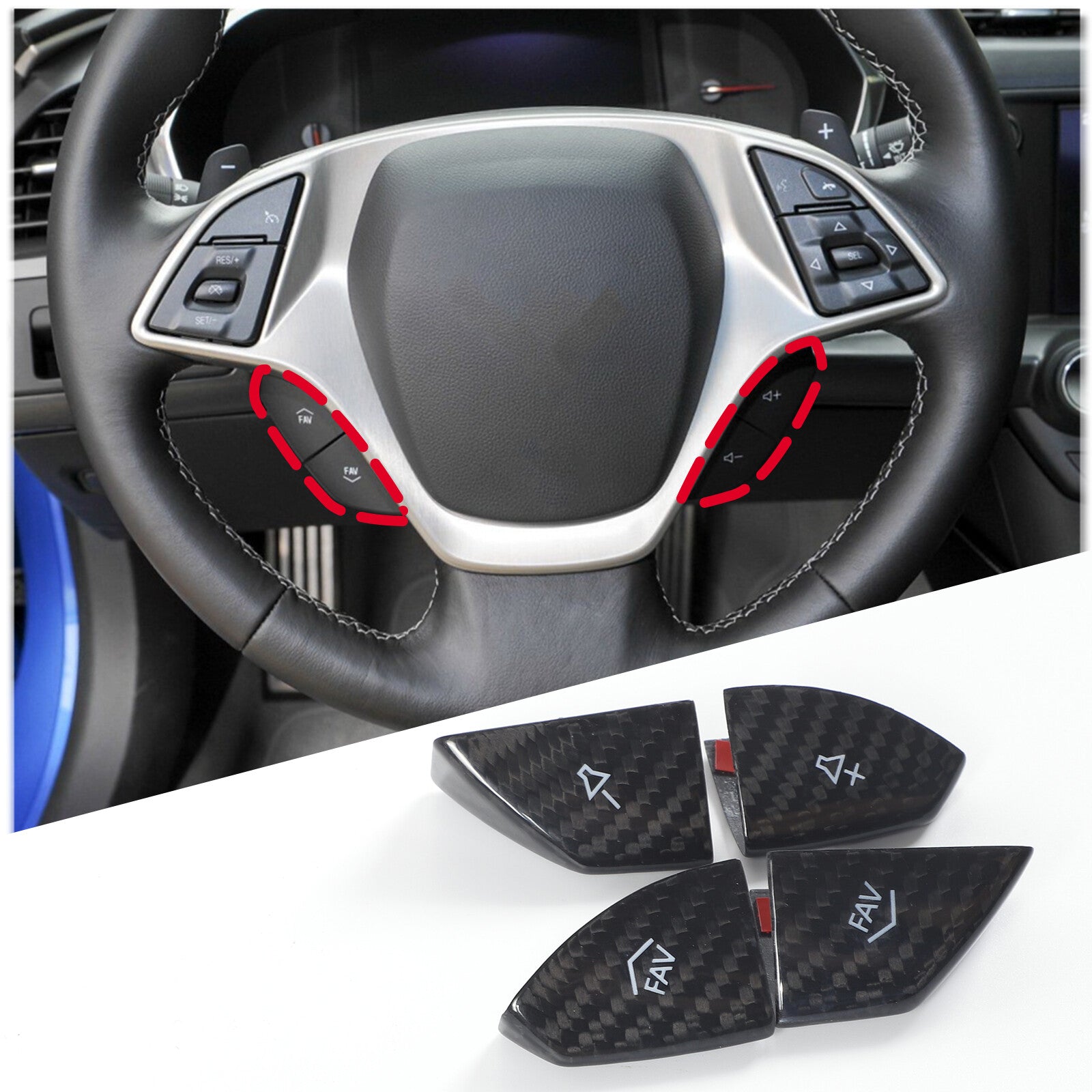 10-Piece Carbon Fiber Interior Trim Kit for 86/for Subaru BRZ 2012-2020- v