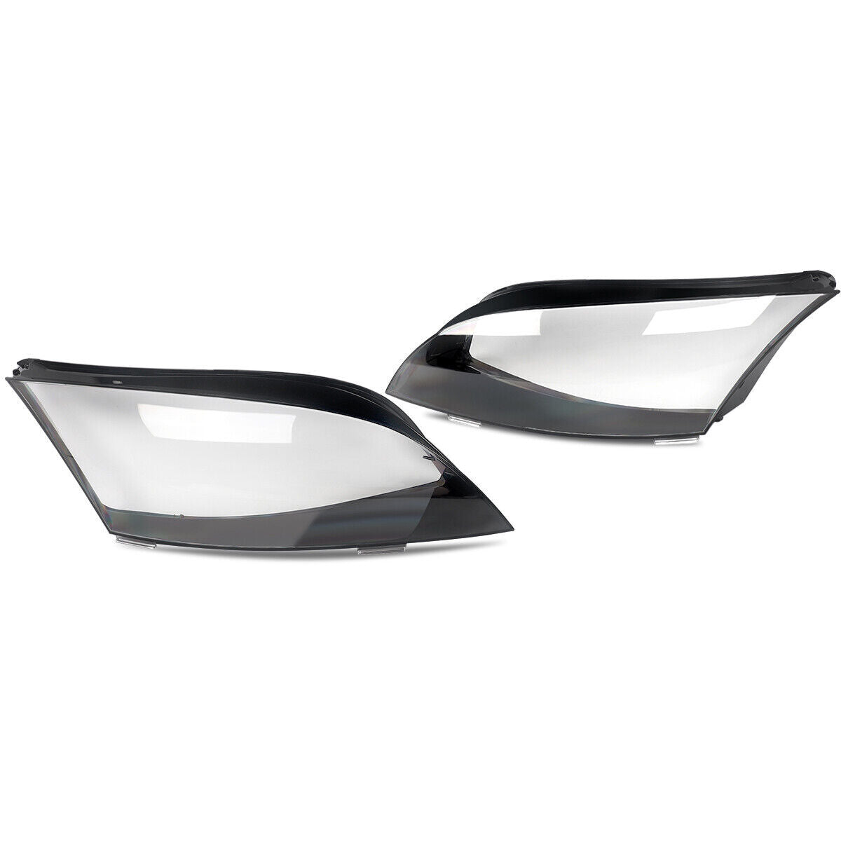 2¡Á F¨¹r for Audi TT 08-14 Scheinwerferglas Linse Scheinwerfer Abdeckung Links+Rechts