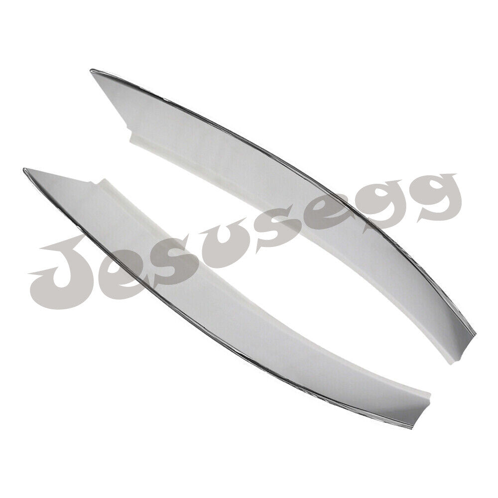 2Pcs For 2017-22 for Maserati Quattroporte M156 Front Bumper Side Cover Trim Chrome