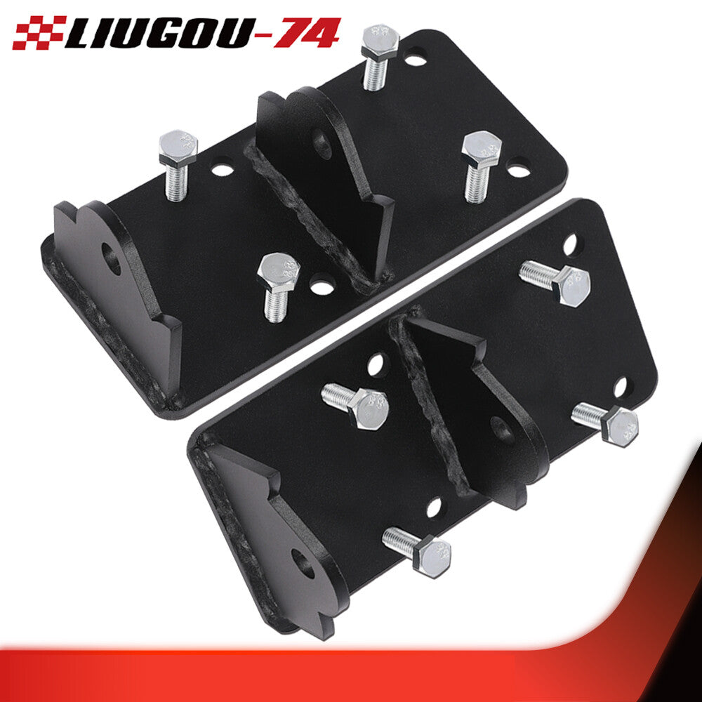 1 pair fits 73-98 for LS LSX engine swap adapter plate engine mounting bracket - v
