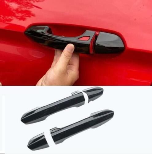Fit For 2015-2020 for Ford for Mustang Glossy Black ABS Car Door handle cover trim 4pcs