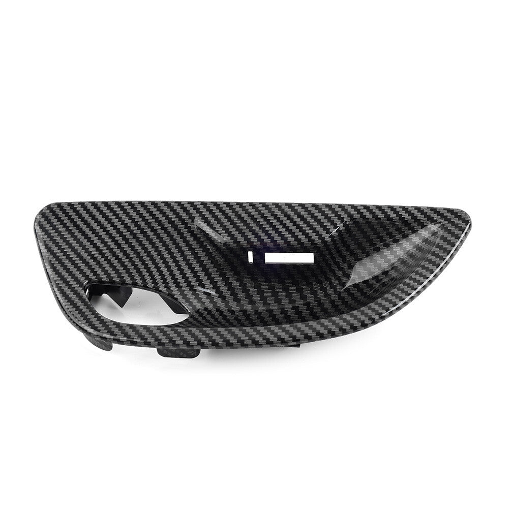 for BMW 5 Series F10 F11 2011-2017 Door Handle Bowl Cover abs Left Side Carbon