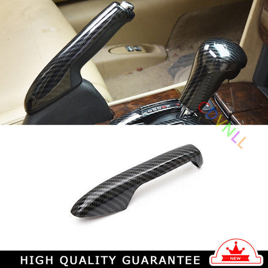 Middle Console Handbrake Set Cover for Honda Accord Crosstour 08-13 Carbon Fiber