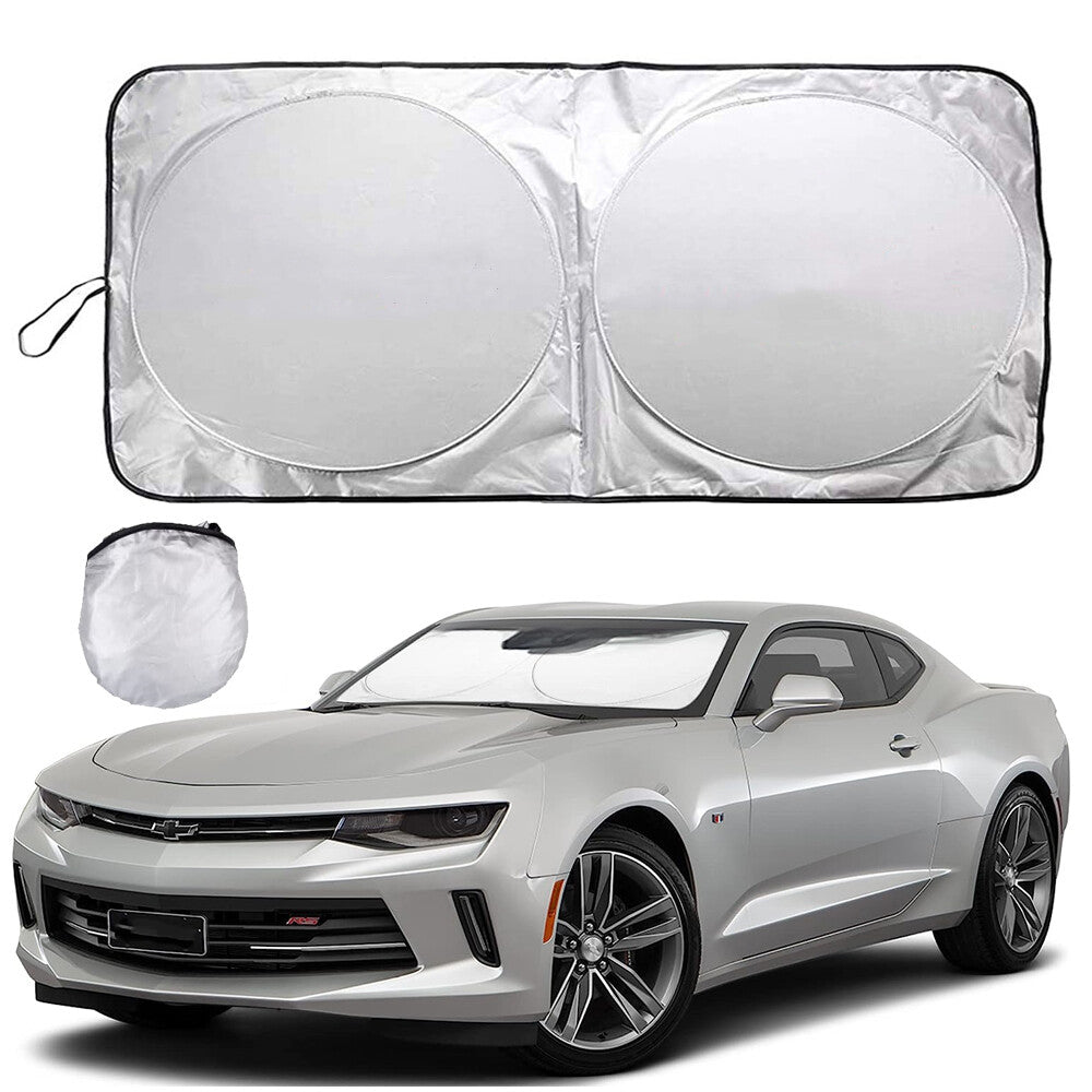Suitable for 2010-2023 Camaro Coupe windshield sunshade UV shield cover - n