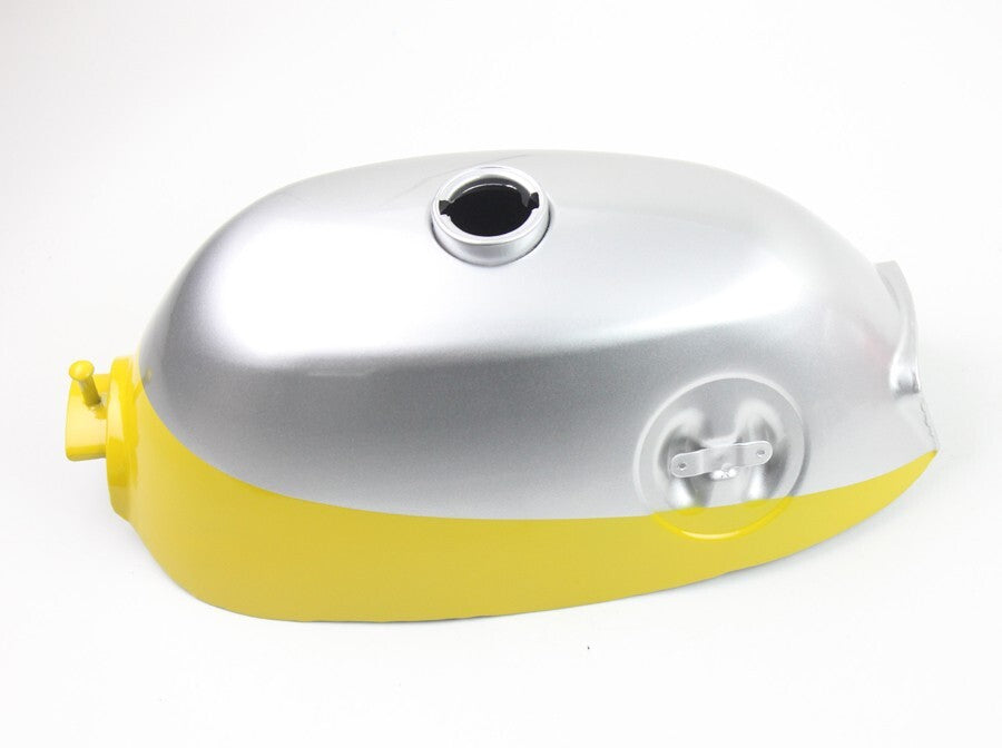 Yellow/Silver Gas Fuel Tank Kit for Honda for Mini Trail Z50 Z50A K0 K1 1968-1970