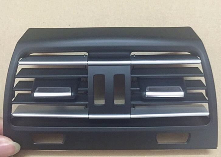 1 piece rear center console fresh air socket ventilation grille cover for F01 F02- n