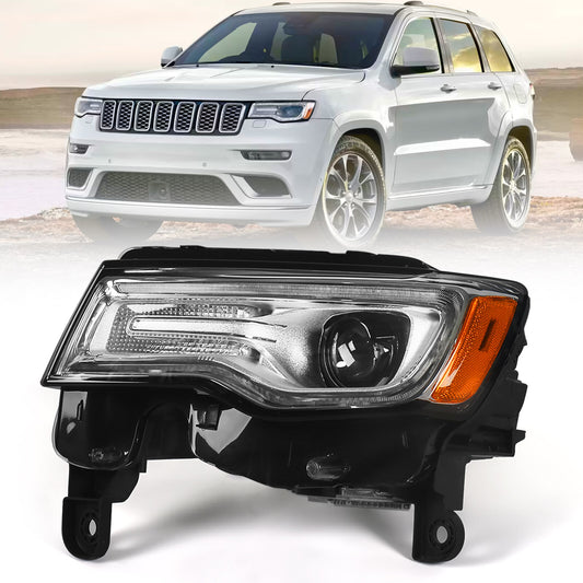 Suitable for 2017-2021 for Jeep Grand Cherokee HID/Xenon headlight assembly driver left