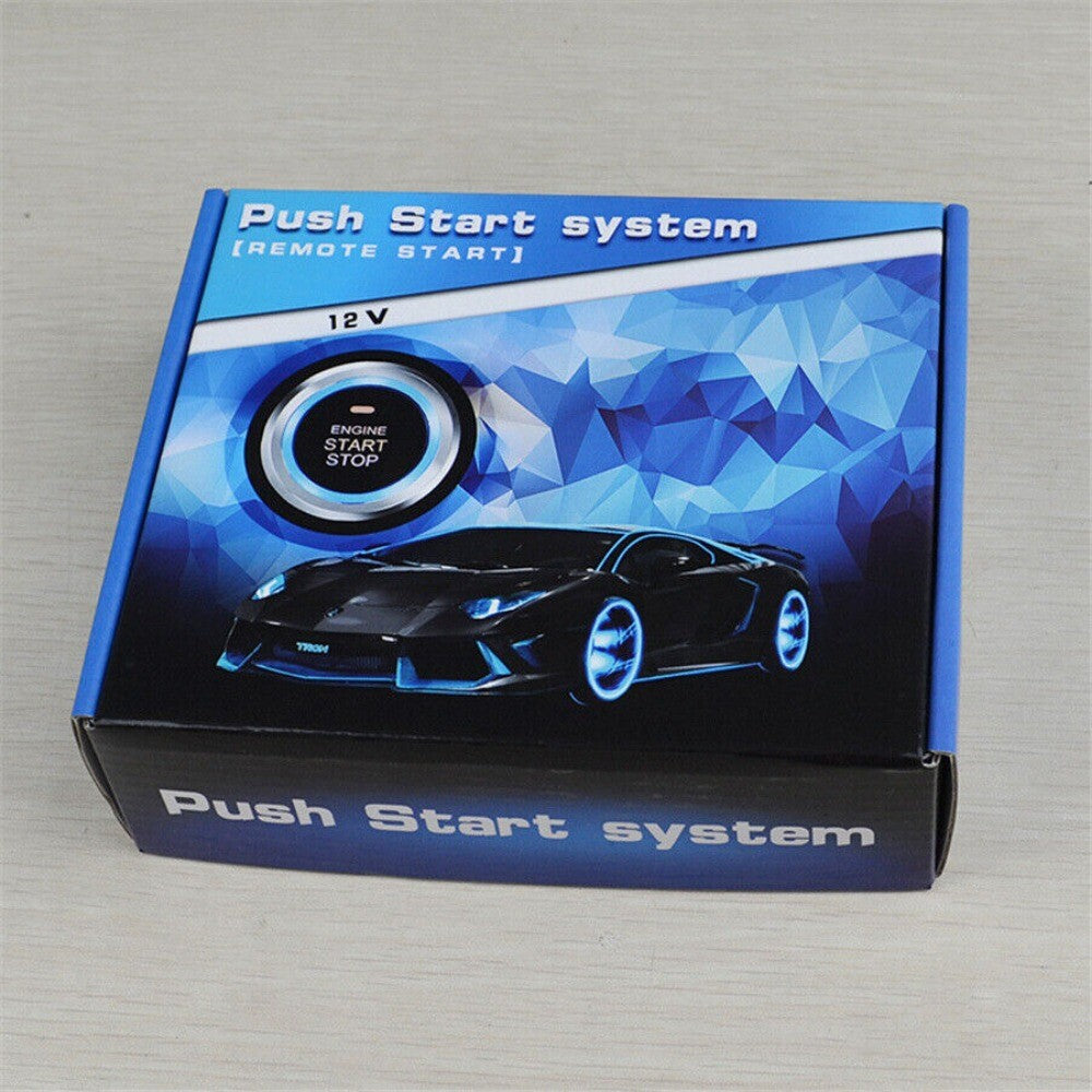 1 Set 12V Auto Car Engine Start Keyless Entry Push Button Ignition Starter Kit. n