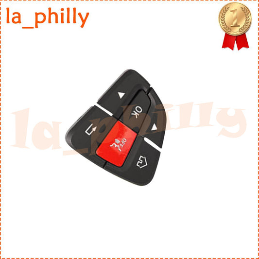 Red Steering Wheel Switch Button Cover Repair Kit for 14-18 for Benz W205 C-class Q