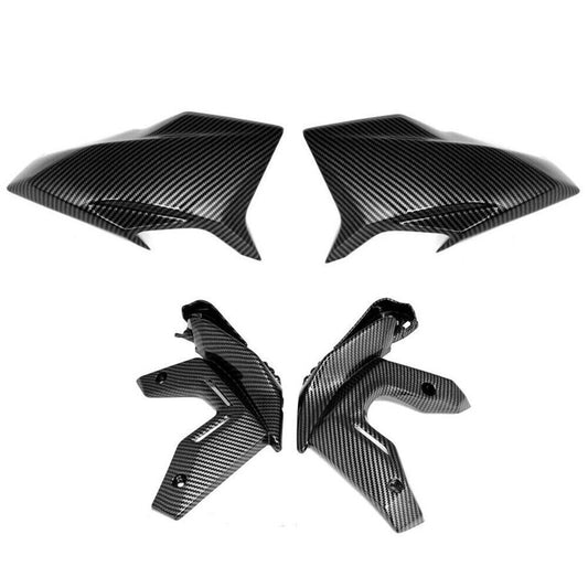 4-piece front side frame fairing carbon fiber kit suitable for Kawasaki Z650 2020-2023