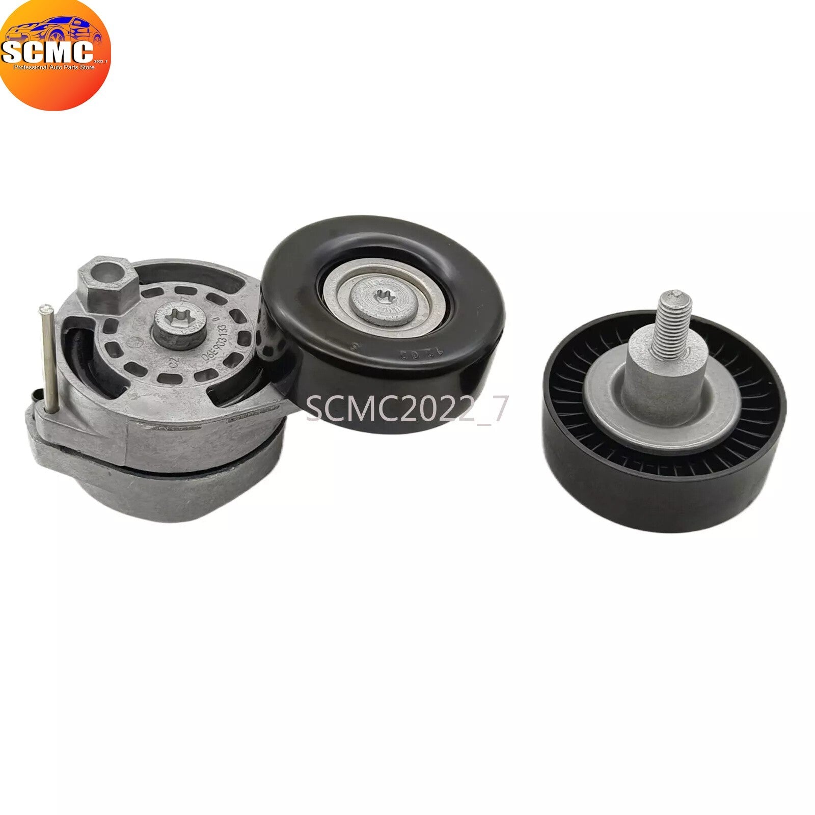 New Belt Tensioner w/ Pulley for Audi A4 A5 A6 Quattro Q5 3.2L 3.0L 06E903133B