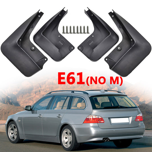 x4 Splash Guard Mud Flaps Mudguards for BMW 5 Series E61 Touring 2004-2010 Wagon Q