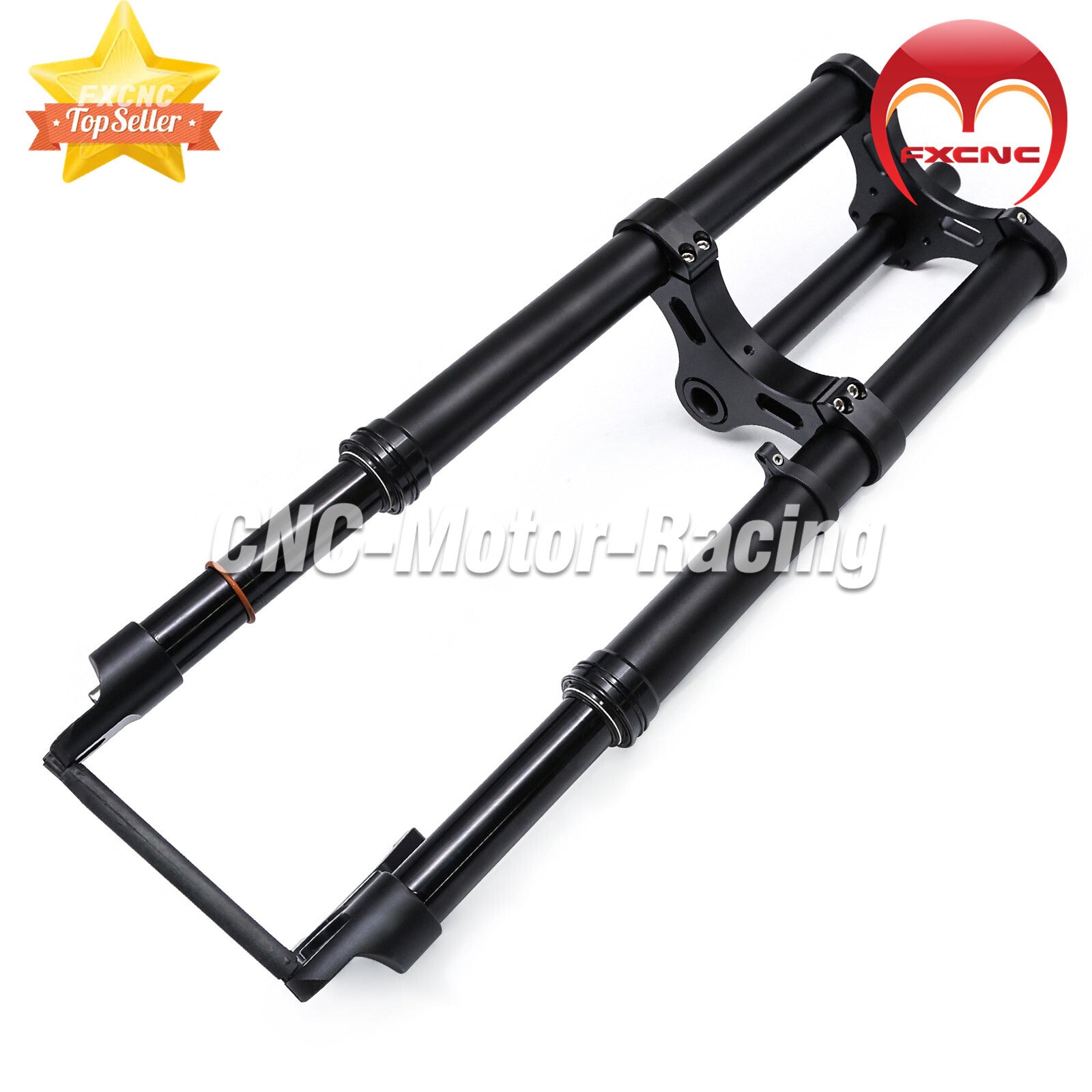 CNC Black 20  4.0 Electric Vehicle Front Fork Suspension Motorcycle Universal