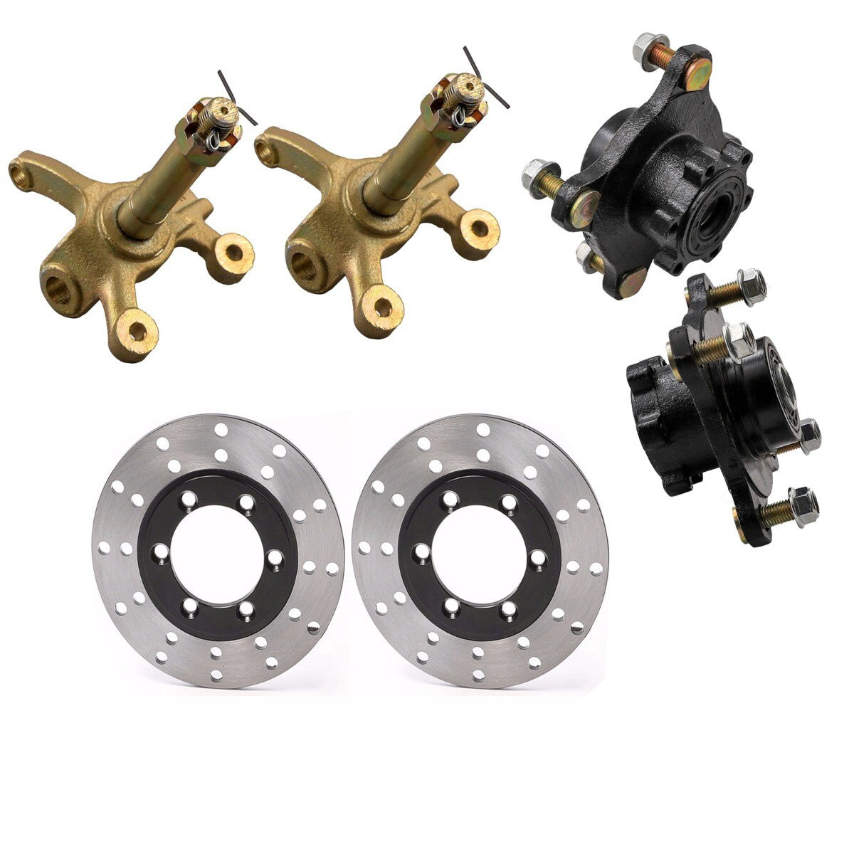 Disc rotor steering spindle 4 screw wheel hub suitable for dune off-road vehicles 4-wheel all-terrain vehicles