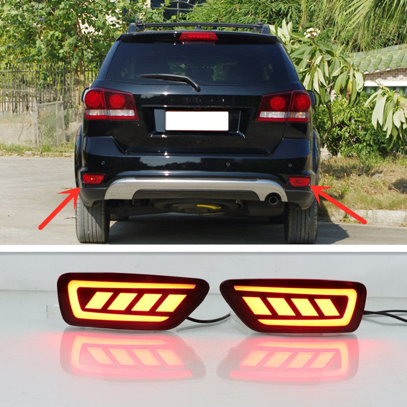 Fit for Dodge Journey 2013-2016 LED Rear Fog Light Tail Bumper Light Sets 2pcs v