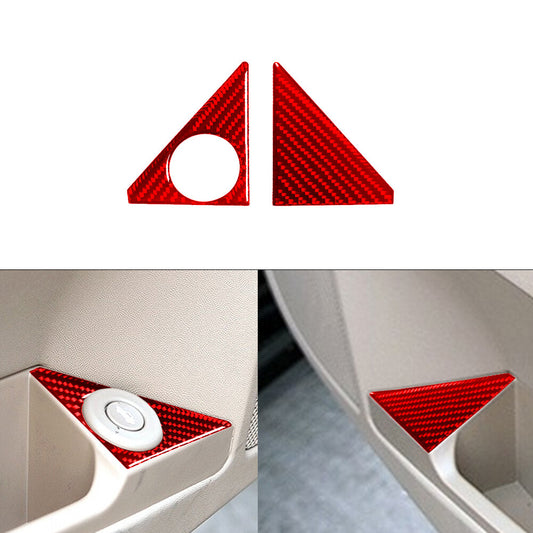 Red Carbon Fiber Interior Gear Panel Frame Cover Trim for Honda S2000 2004-2009 v