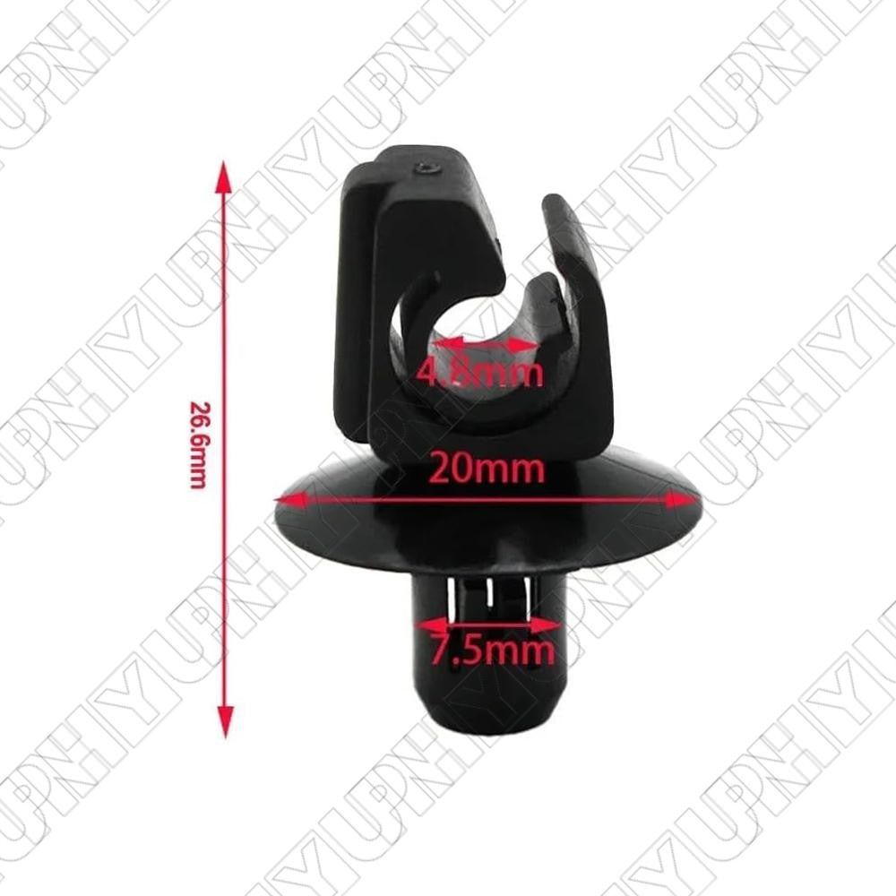 10× Brake Line Clips 6758612 for Ford Escort Fiesta Focus Mondeo Transit Connect Q