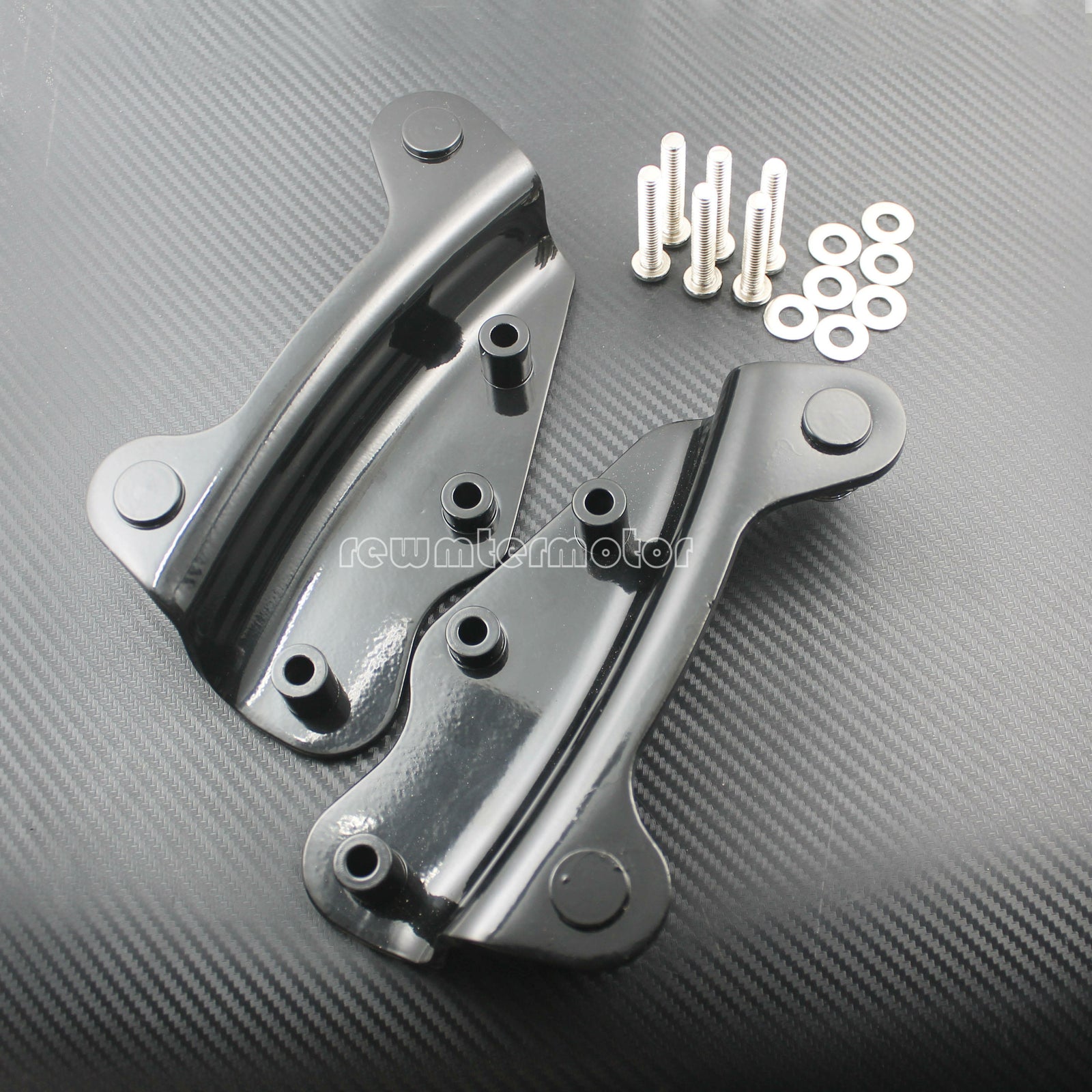 4 Point Black Docking Hardware Kit Detachable Fit for Harley Touring 2009-2013