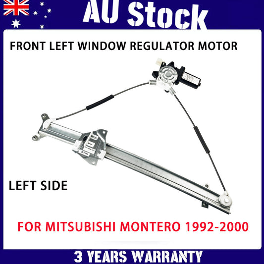 1992-2000 Front Left Power Window Regulator W/ Motor For Montero AU v
