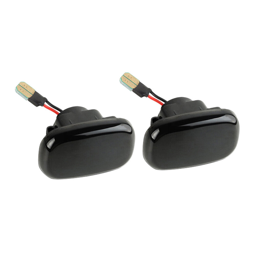 2pcs Smoked Dynamic LED Side Marker Turn Signal Lights for Toyota for Camry for Corolla Q